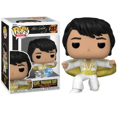 Funko Pop Elvis Pharaoh Suit 287 Diamond Collection Special Edition