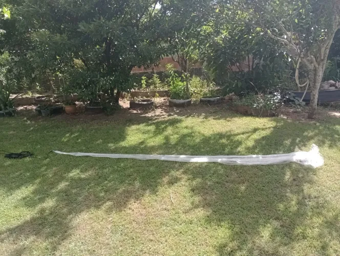 Tarrafa 3,5m, 2 dedos, novinha, retirar em araruama