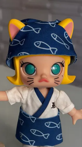 Boneca Articulada Pop Mart Molly Sushi BJD (OB-13 Body) - Completa