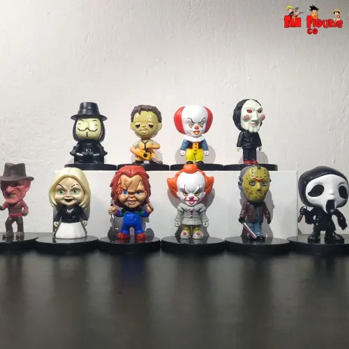 Bonecos de Filmes de Terro 10 pcs