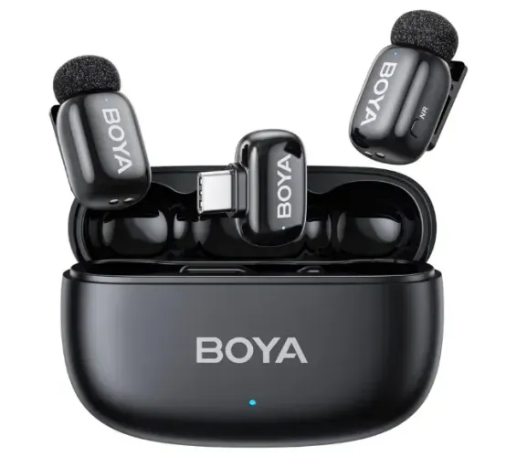 Microfone Lapela Boya Mini-14 PARA SAIR HOJE!