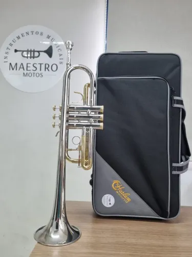 Trompete Dó Harlem Niquelado C/ Detalhes Laqueados NOVO - Parcelo - Envio - OLX PAY
