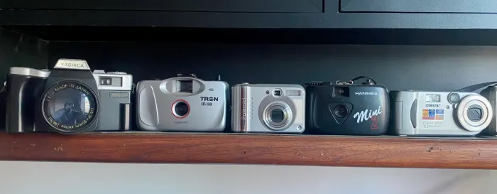Lote/ Câmera Fotográfica Antiga - Para decoração ou Peças