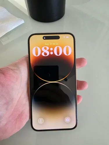 IPhone 14 pro Max, 128 gb, gold. Impecável