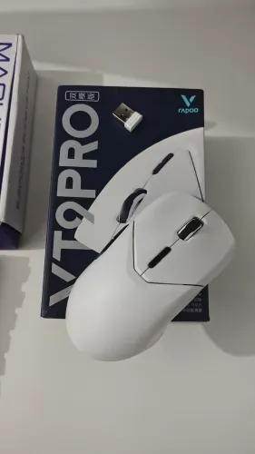 Mouse gamer branco VT9 PRO SEM FIO