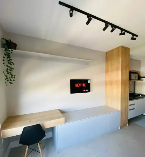 Apartamento / Studio no Tatuapé para alugar de 25 m , todo mobiliado e ao lado do metro Ca