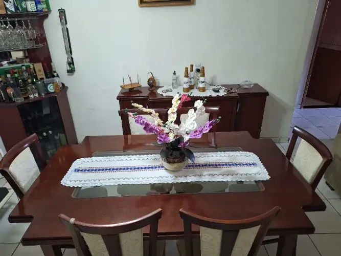 Conjunto Sala Jantar Padrão Mógno