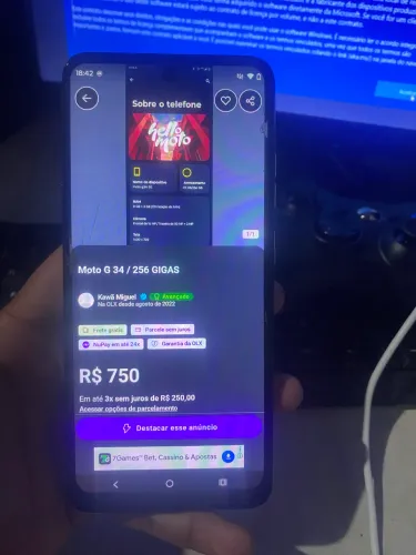 Moto G 34 / 256 GIGAS 