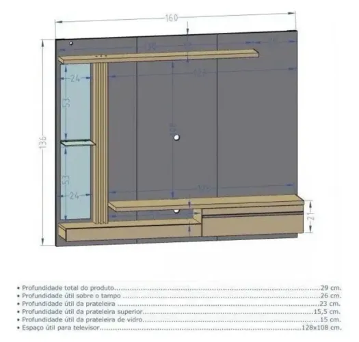 Rack painel tv