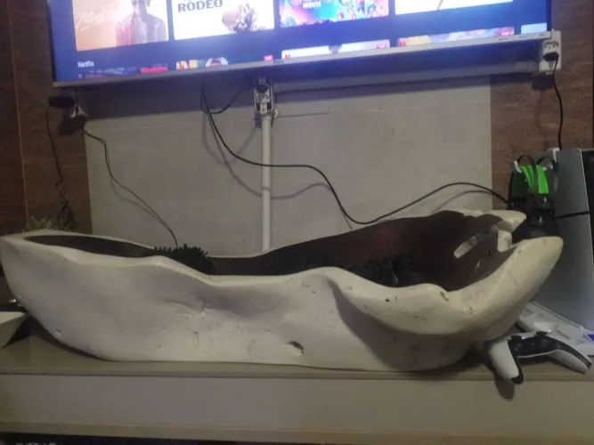 Vendo item de decoração madeira de lei em laca baixei o preço pra sair logo