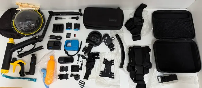 GoPro Hero 10 Black + kit de acessórios completo 