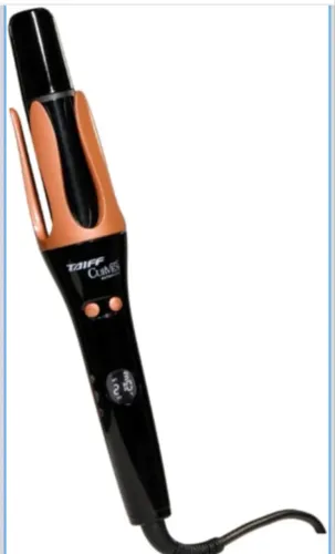 Modelador De Cachos Taiff Curves Automático 32mm Cor Preto