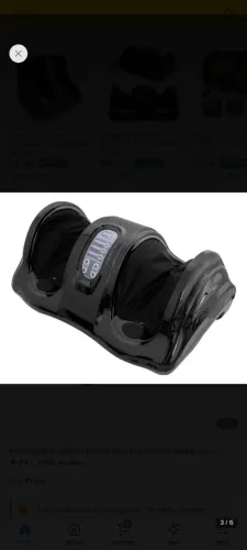 Massageador elétrico portátil pelo pés Nagano NMPA preto