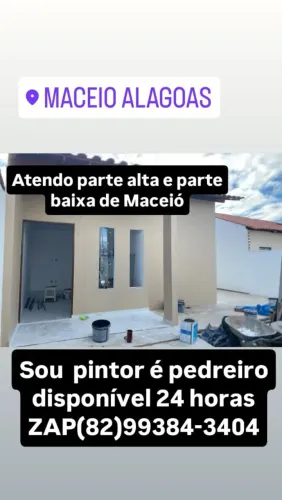Pedreiro, pintor da parte baixa 