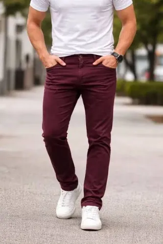 Calça sarja Calvin Klein número 42 masculina