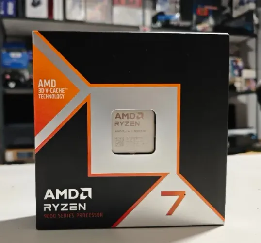 Processador Ryzen 7 9800X3D, novo lacrado com NF e garantia, parcelo no cartão