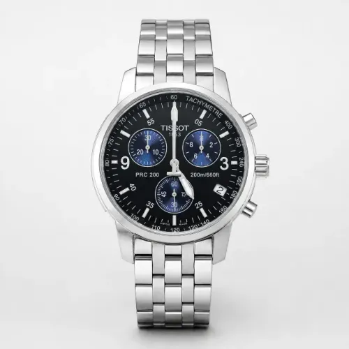 Tissot PRC 200 T17.1.586.42 Chronograph Safira 200m - Caixa + Manual
