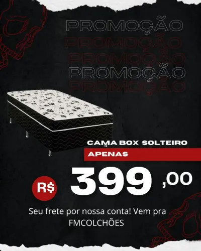 Queima total de estoque de cama box ?