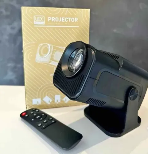 Projetor 4K HY320 Android WiFi Bluetooth Mini Projetor Portátil Full HD