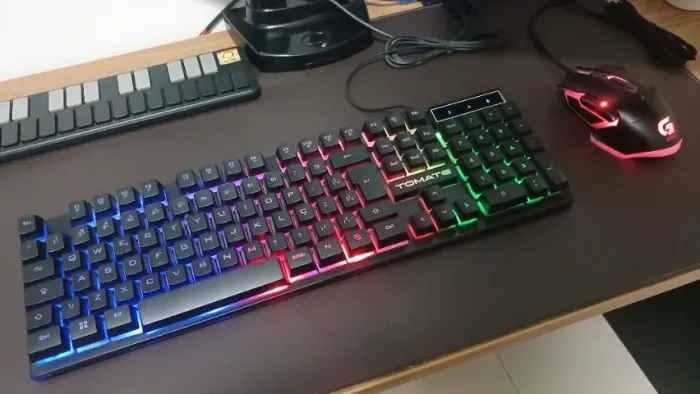 Teclado e Mouse GAMER (com fio)