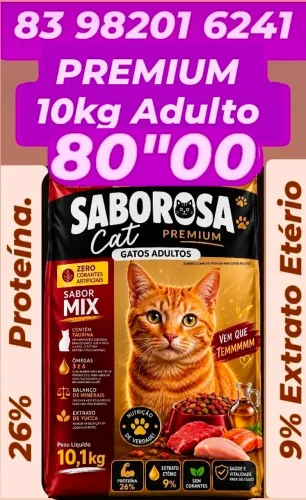 SABOROSA CAT PREMIUM 10,1KG/ 25KG ADULTO
