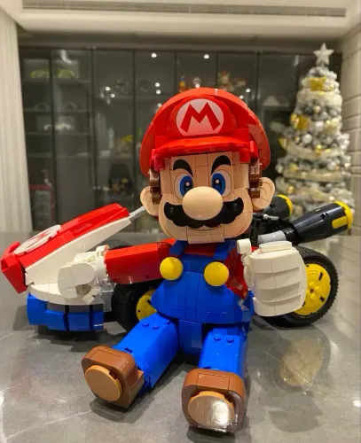 BLOCOS DE MONTAR Mario Kart 1972 Peças (Lacrado)