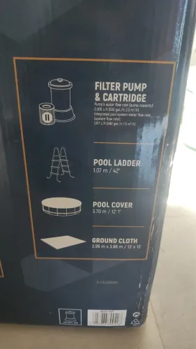 Vendo piscina Bestway Steel Pro Max, nunca usada, ainda na caixa.