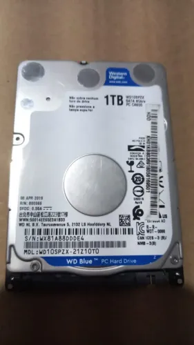 HD 1 tb WESTERN DIGITAL BLUE semi novo - 005