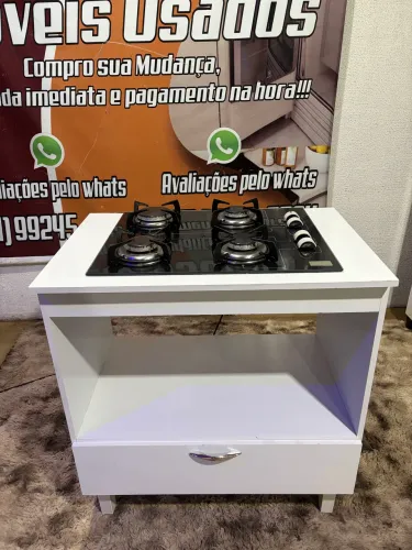 Cook top com armário perfeito novinho ( entrego )