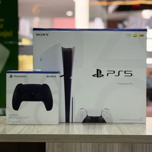 LOJA FÍSICA. NOVO PLAY 5 MÍDIA FÍSICA SEM JOGO + 2 CONTROLES | NOVOS E LACRADOS