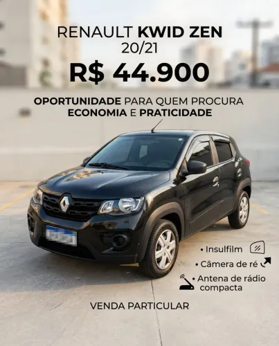 Renault Kwid Zen 1.0 Flex 12V 5P Mec. 2021