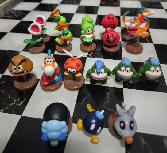 Mario chocoegg furuta (Unidade) personagens