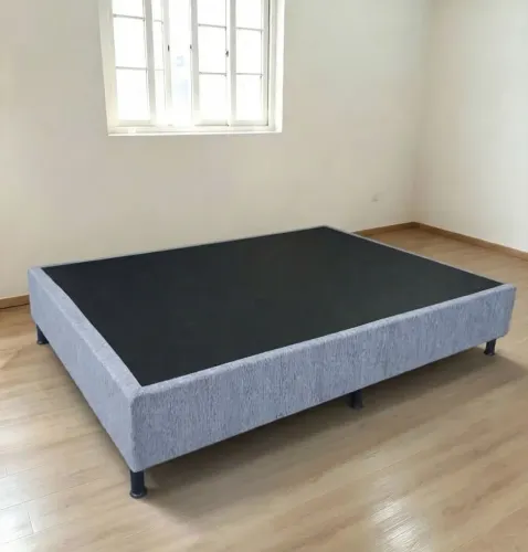Cama box base casal em LINHO.Entrego 