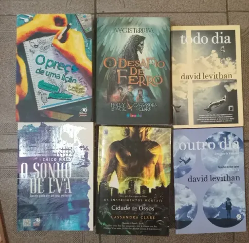 Lote 6 livros 