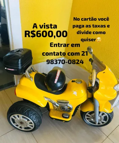 Moto Elétrica até 35kg novíssima