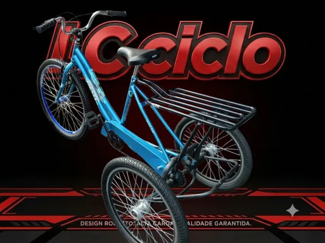 Vendo triciclo com todas as peças novas