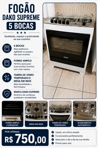 Fogão Dako Supreme