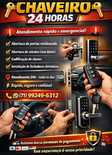 Chaveiro 24 horas