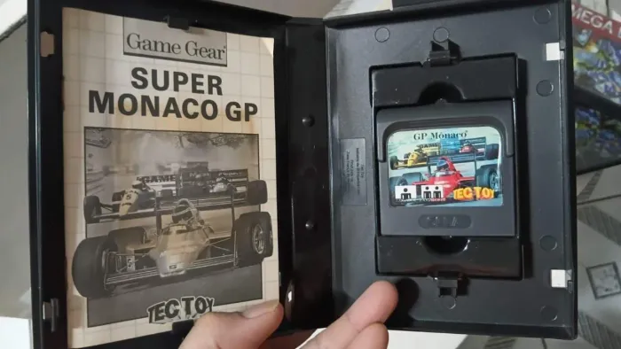 Super Mônaco GP game gear CIB completo