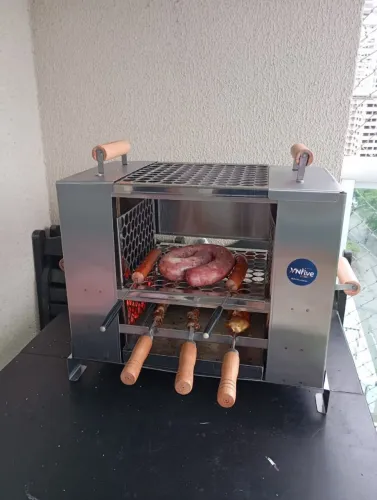 Churrasqueira para apartamento NÃO FAZ FUMAÇA