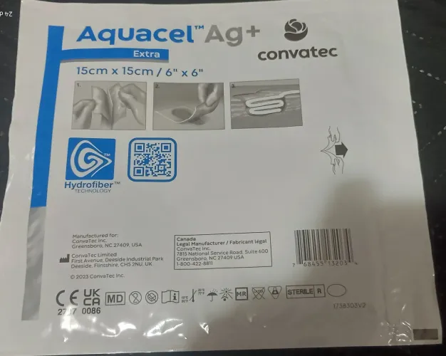 Curativo Aquacel ag+ extra 15x15
