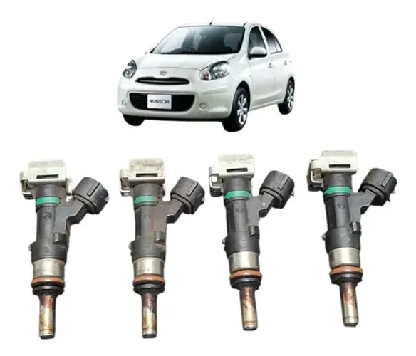Kit Bicos Injetores Nissan March 1.6 2014 Uzad0 Original