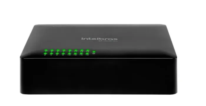 Switch Intelbras Sf1600 Q+ 16 Portas 10/100mps - 4760033 semi novo *