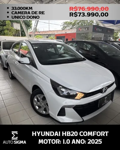 Hyundai HB20 Comfort Plus 1.0 Flex 12V Mec. 2025