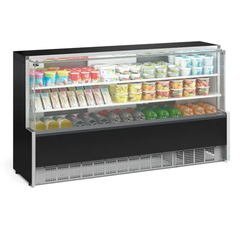 Vitrine Refrigerada Gelopar 2,05 m Preto 127V GPDA-205R