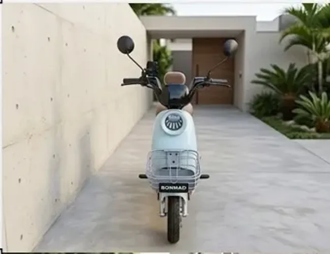 Bicicleta Elétrica Lambreta Motinha Vespa Retrô 1000w 20ah Lítio