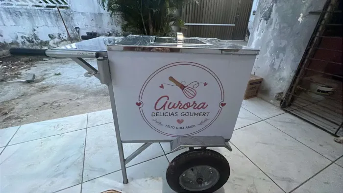 Carrinho de picolé / açaí / salada de frutas / gelados