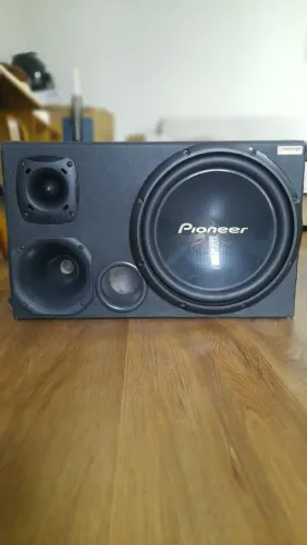 Caixa Trio Pioneer 12" + Corneta Selenium + Tweeter JBL (Módulo de Brinde)