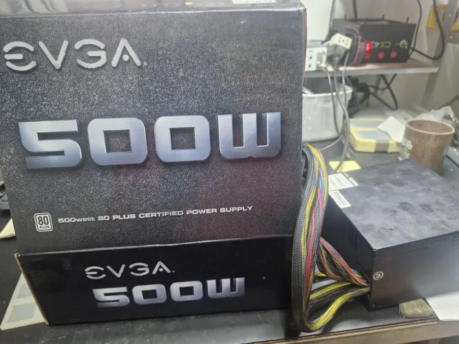Fonte EVGA 500W 80 plus