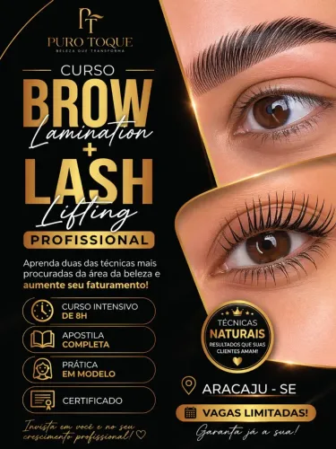 Curso Brow Lamination e Lash Lifting 